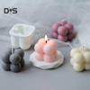 Reusable Ball Cube Aromatherapy Candle Mold Silicone DIY Craft Mould Baking Tool