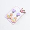 Painless Clip-On Princess Earrings for Girls – Cute Cartoon Dangle Jewelry Gift