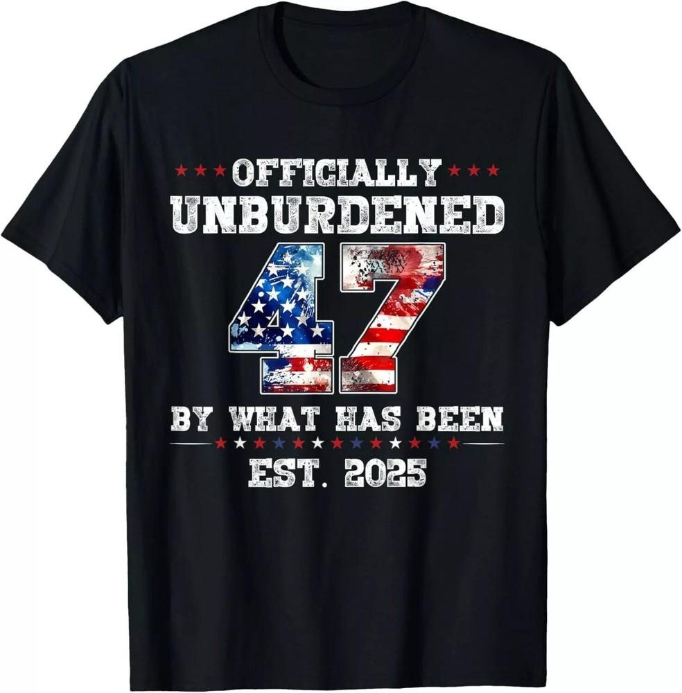Officially Unburdened By What Has Been Trump Victory Unisex T-Shirt Unisex T-Shirt XL