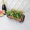 1PC Flower Tank Log Vintage Hanging Flower Pot Balcony Succulent Flower Pot Indoor Plant Flower Decoration Garden 2 Sizes