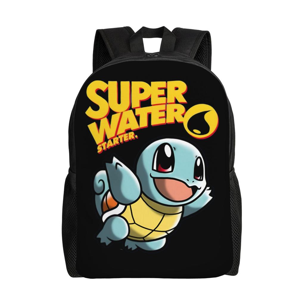 S-Squirtles Backpack for Women Men College School Student Bookbag Fits 15 Inch Laptop Cartoon Bags