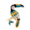 Hummingbird Crystal Rhinestone Brooch: Elegant Alloy Pin for Clothing Accessories