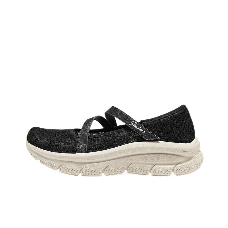 Skechers Modern Comfort Classic Solid Low-Top Casual Shoes Women sneaker 159521-BLK 35