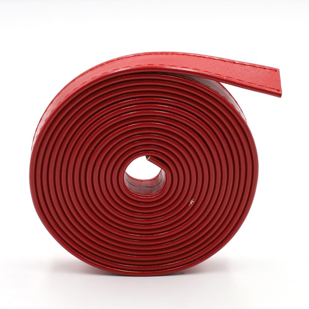 Bande de Cuir Large 20mm 3 Mètres Bricolage Fait Main Sangle de Sac Poignées Accessoires de Ceinture Remplacement d'Épaule Sac à Dos Sac Bandoulière Sac à Main