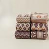 Retro-colored High-top Socks for Women In Autumn and Winter, and Mid-top Combed Cotton Pile Socks for Women In Spring and Autumn