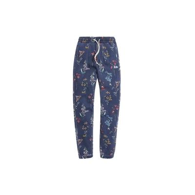 Kith Botanical Floral Williams I Sweatpant Nocturnal Unisex Bottoms Blue KH6516-413