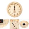Elegant Round Clock Convenient for Sauna Spas Gym Silents Designs
