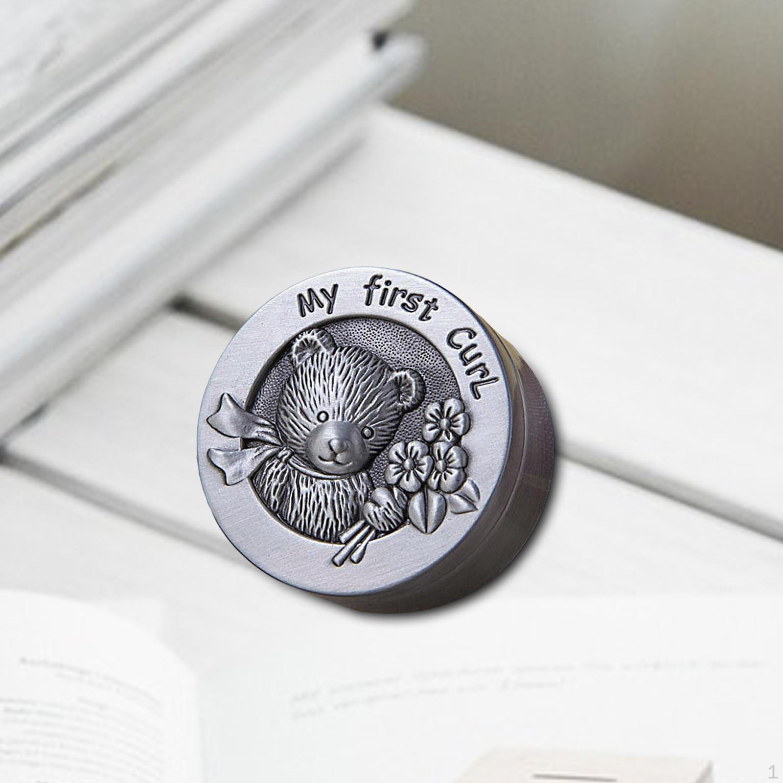 

Дитячий органайзер для спогадів Перша кучерява коробочка для дитинства Подарунок на виписку з пологового будинку Style A