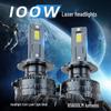 High-Power 100W LED Car Headlight Bulb (H4/H7/H1) for Vehicle Modification