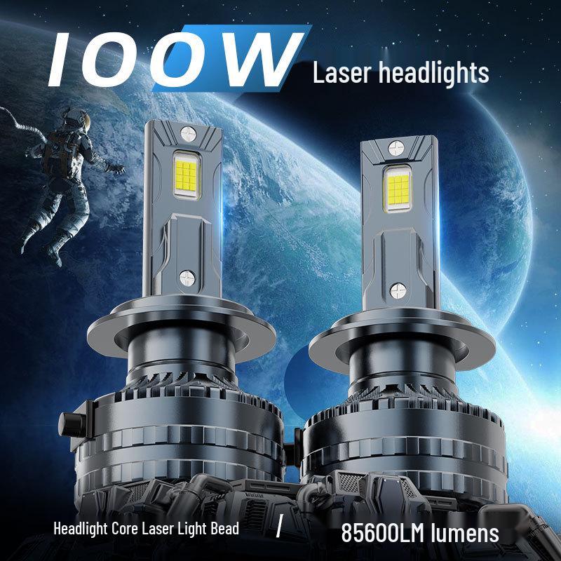 High-Power 100W LED Car Headlight Bulb (H4/H7/H1) for Vehicle Modification