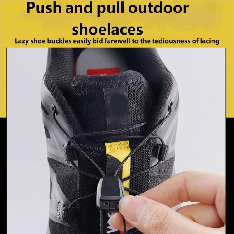 3Pairs Elastic Shoe Laces With Cord Lock Fasteners Anti Slip Stretchy Shoelaces Sneakers Lace For Men Women Teen Kid