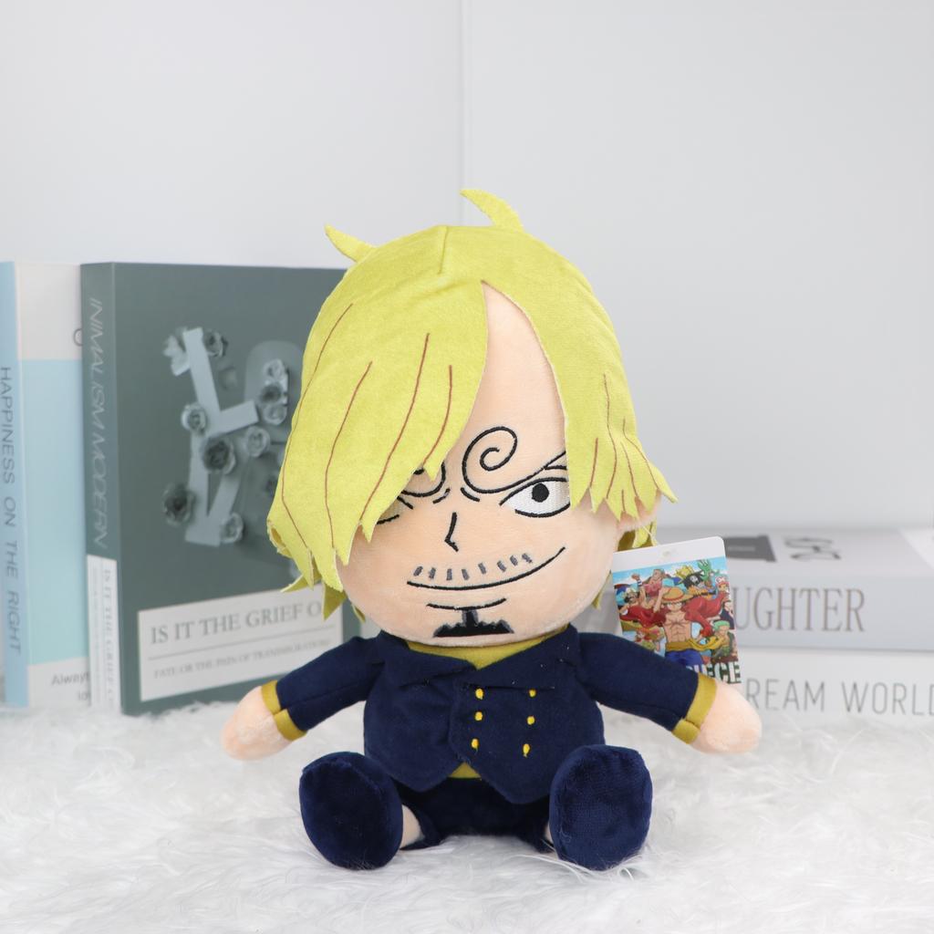 One Piece Plüschtier Luffy Roronoa Zoro Tony Tony Chopper Stoffpuppe Rucksack Dekoration Spielzeug Anhänger Kinder Echtes Anime Geschenk