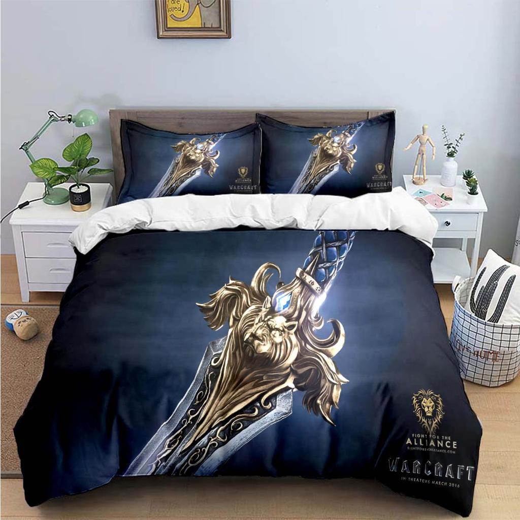 Hot Fashion 3D Game W-Warcraft  Print Bedding Sets Bed Supplies Set Duvet Cover Bed Comforter Set Bedding Set Luxury Gift