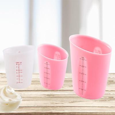 Silikonowa Miarka z Podziałką, 250ml-500ml, do Pieczenia i Ciasta Płynnego.