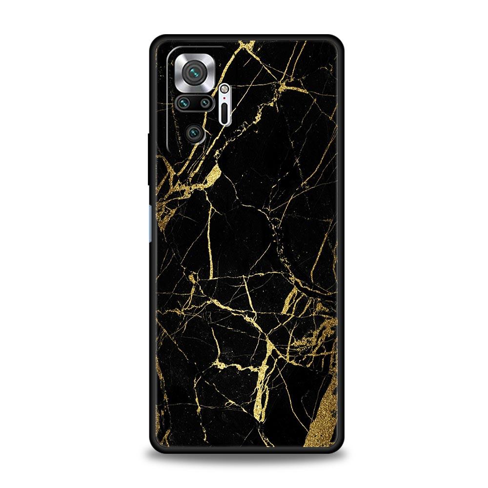 Vintage Marble Phone Case Cover for Redmi 14C 10C Note 15 14 13 12 10 11 K40 Pro Plus 5G Soft TPU Shockproof Shell Fundas Capas