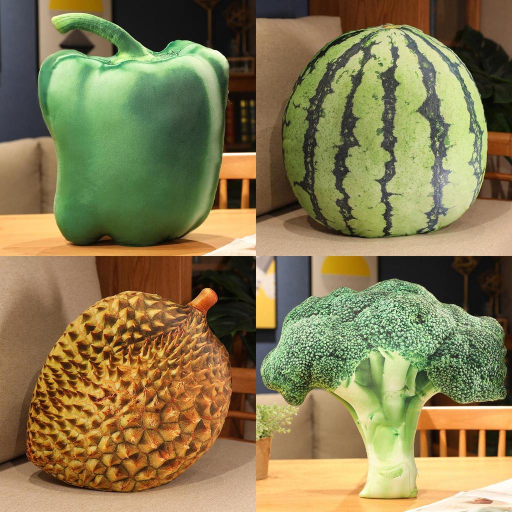 Cute Vegetable Plush Cushion Pillow For Sofa Back Support Home Decor Gift For Teens