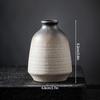 Japanese Ceramic Vase Handmade Retro Flower Vases Simple Mini Bud Vase Wedding Flower Arrangement Living Room Home Decoration