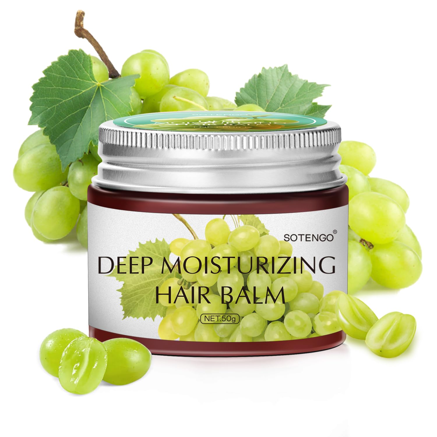 

[Wet and natural volume] SOTENGO Natural Hair Balm, Hair Wax, Moisturizing Hair, Fruity and Sweet, Rich Grape Scent, Salon Favorite