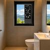Exhaust Fan for Sliding Windows Reversible Airflow Fan with Double-Layer Metal Mesh Powerful Quiet