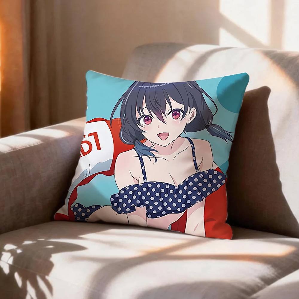 Sweet Umi MMaki Asanagi Pillow Case Pattern Printed Pillowcase For Living Room Sofa Cushion Cover