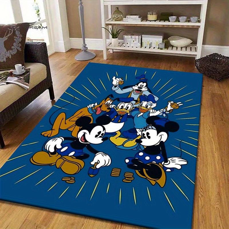 

1pc Mickey Pattern Area Rug Soft Flannel Floor Mat for Living Room, edroom, Kitchen, Sofa Coffee Table Floor Mat, Machine Washable 60cm by 90cm
