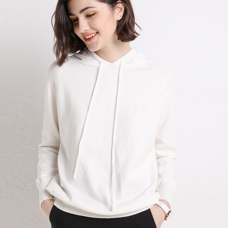 Yellow Hoodies Women Hooded Sweatshirt Femme Grande Taille Warm Pink Cashmere Hoodie Woman Womens Knitted Hoodie Sweatshirt