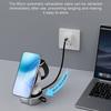 LEEU DESIGN 120cm Pasek na ramię do smartfona z metalową zawieszką, Regulowany poliestrowy pasek na telefon komórkowy
