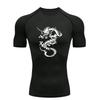 Black Dragon Men's Sports T - Shirt Training Fitness Compression Workout T - Shirt Short Sleeve Rashguard for Men