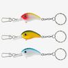 3Pcs 13CM/9G Fishing Lure Keychain Portable Long Tongue Artificial Minnow Bionic Bait Key Ring Fishing Enthusiasts Gift