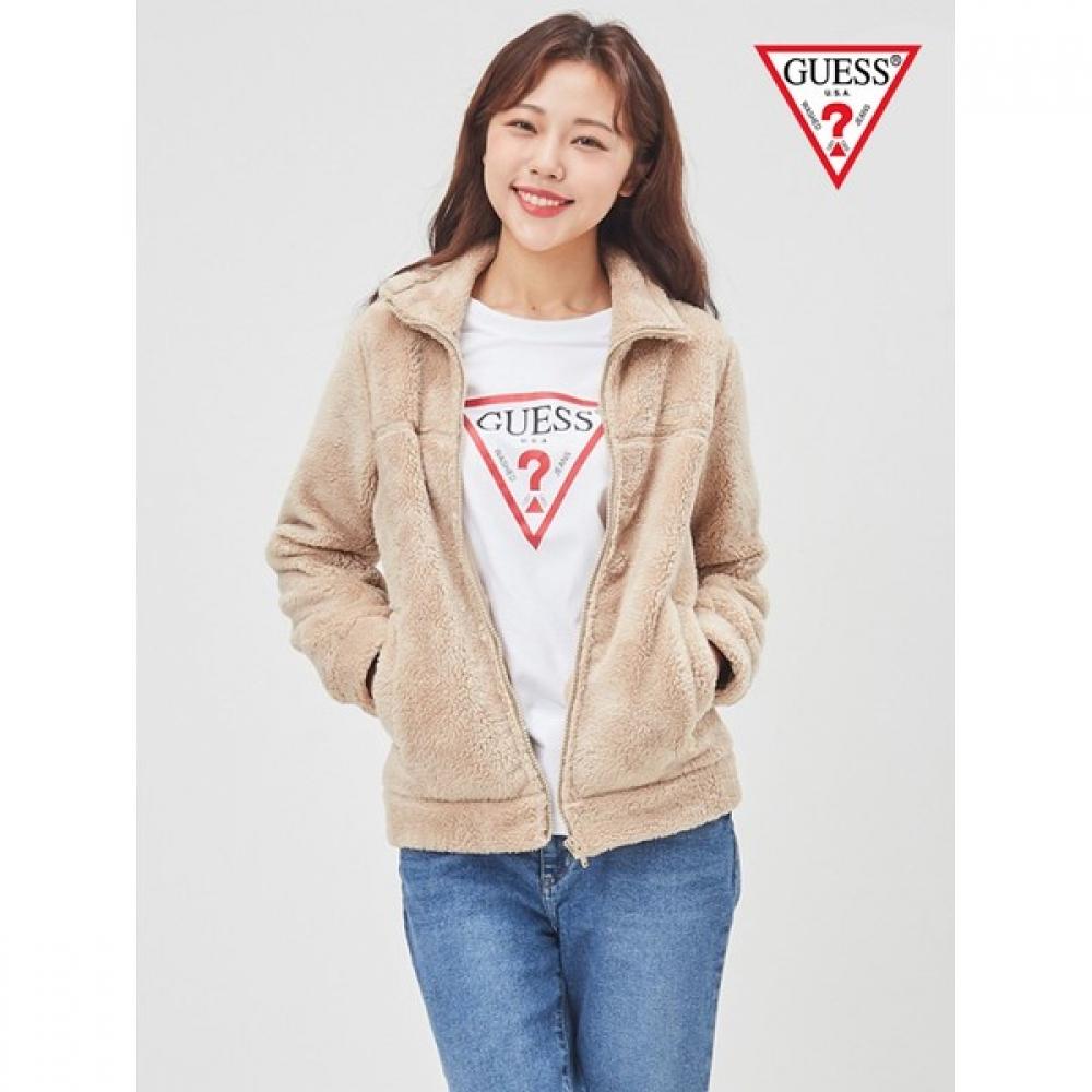 

GueSS Women S monSil Eplice Stand Neck на молнии Yl4k8484 IVY/XS