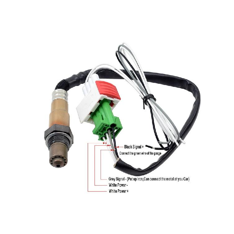 Dragon 52mm 2" Auto Car Air Fuel Ratio Gauge LCD Digital Display 7 Colors Light Narrowband Oxygen O2 Sensor Meter
