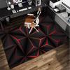 Checkerboard Distortion Pattern Office Rug Chair Mat, Entryway Carpet, Suitable for Front Door, Bedroom, Living Room, Desk, Holiday Gift