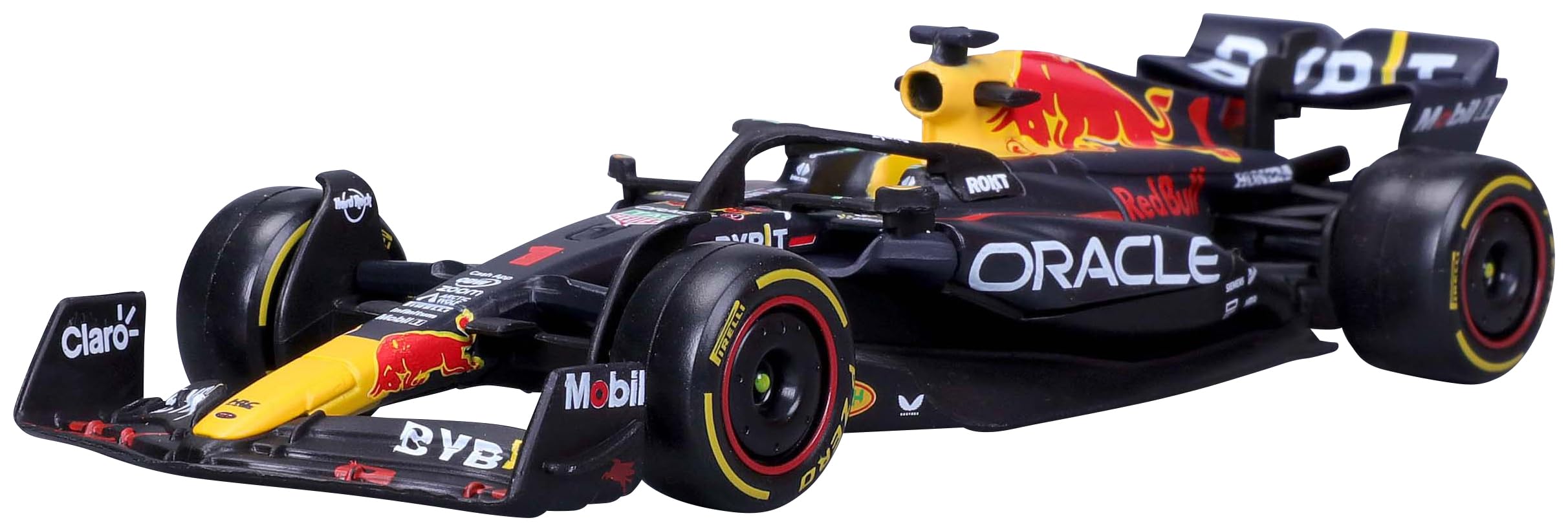 

Спецификация оконного ящика Kyosyo Bburago Oracle Red Bull Racing RB19 No 1 Verstappen, готовый продукт 1/43 (2023) М.