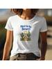 Wounisex's Short Sleeve T-Shirt Meet In The Desert Cactus Landscape Print For Outdoor Gatherings With A Casual Style