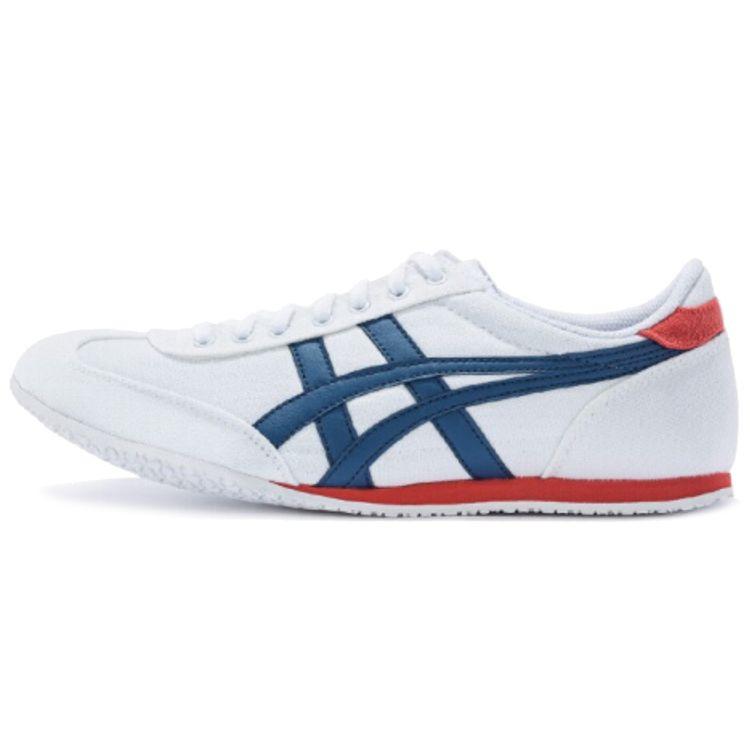 ONITSUKA TIGER Machu Racer Fabric Retro Sports Lightweight Shock Absorbing Durable Non-Slip Low-Top Casual Shoes Unisex Sneaker 1183A858-100