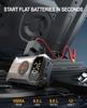 Portable 12V Jump Starter 5500A with Air Compressor, 150 PSI Tire Inflator for Gas/Diesel Cars