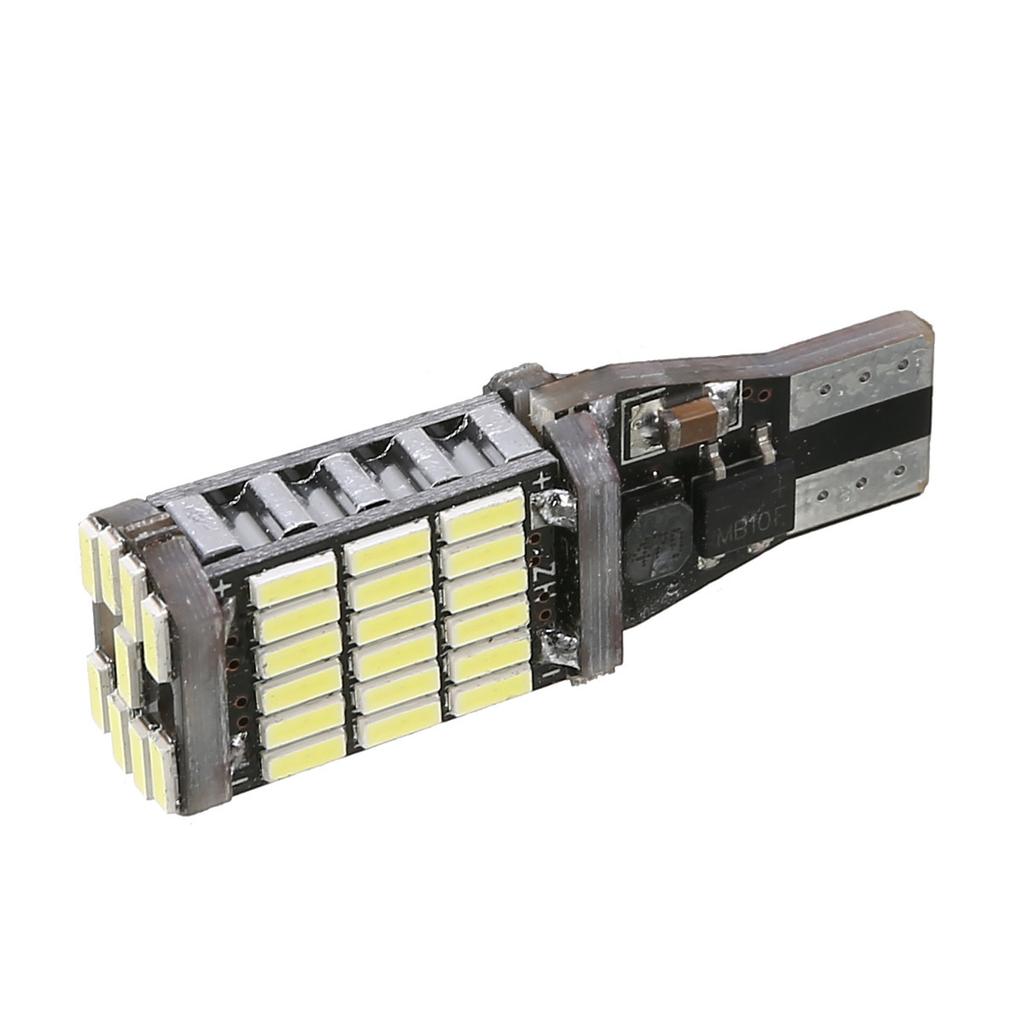 2PCS Superior LED T15 W16W 45 SMD 4014 Car Auto Canbus Reversing Lamps Stop Light Back Up Lights Reverse Bulb