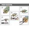 Universal 12V Low Pressure 5-9 PSI Electric Fuel Pump Installation Kit E8012S