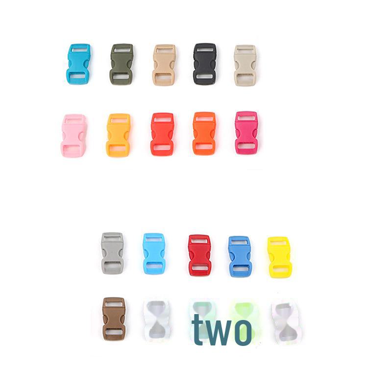 Schwarze gebogene Schnalle Haustierzubehör: Verstellbare Sicherheits-Schirmseil-Schnalle