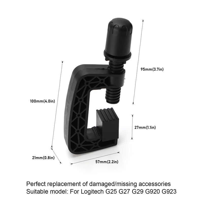 Black Steering Wheel System Fixing Clamp For Logitech G25 G27 G29 G920 G923 Driving Force GT Steering Wheel Systems