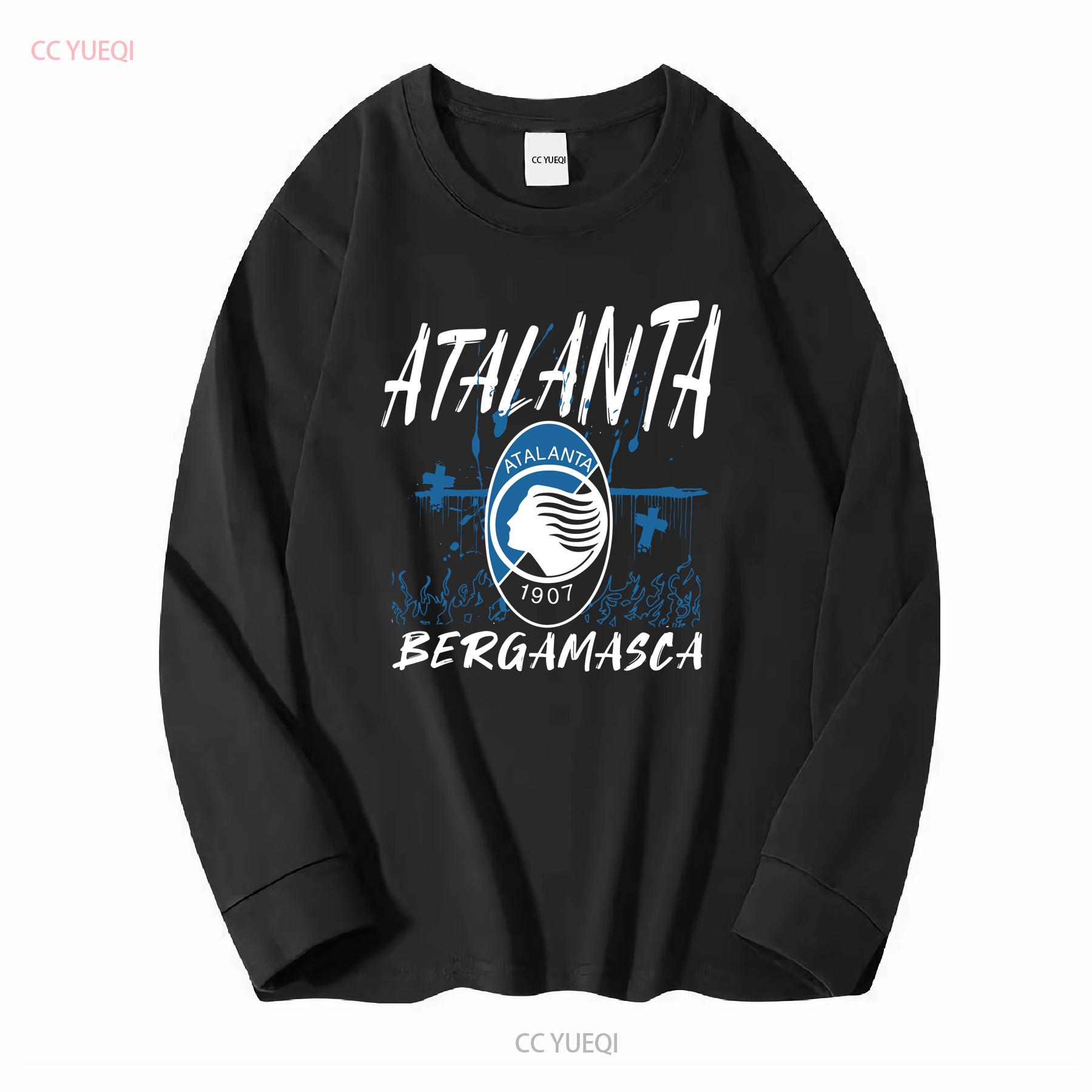 

Atalanta T shirt Bergamasca Calcio La Dea Gli Orobici Nerazzurri Bergamo long or short sleeves vintage Washed Casual Soft L