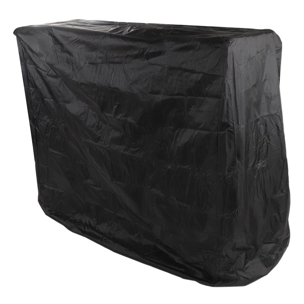 Ping Pong Table Dust Cover 190 Silver Coating Waterproof Table Tennis Cover for Outdoor Courtyard Drawstring Style