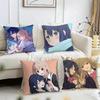 Anime Adachi and Shimamura Cushion Cover Reversible Plush Pillow Cover – For Car, Sofa, Bedroom, Perfect As a Gift.