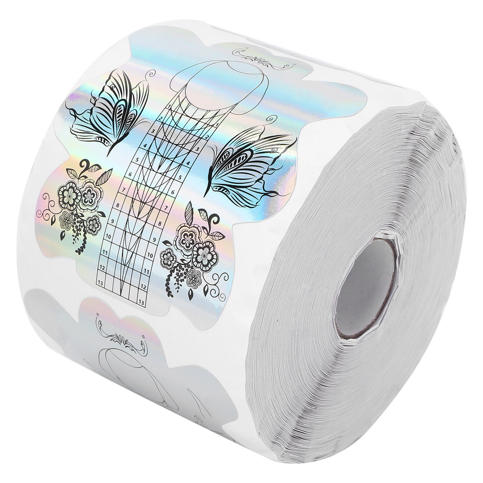 

300шт формы геля для ногтей утолщаются самоклеящиеся наклейки для наращивания ногтей для женщин