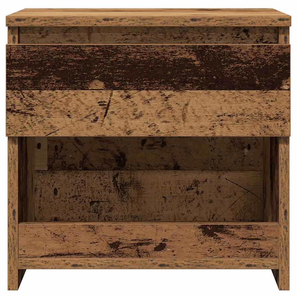 Nightstand with Vintage Wood Look 40 x 30 x 39 cm Engineered Wood
