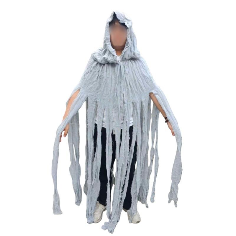 Halloween Zombie Cloak Costume With Long Sleeves For Adults Cosplay Spooky Ghosts