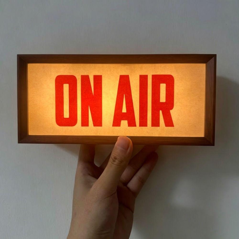 Schreibtischhalterung ON AIR Schild Sendung Sendung On Air Box Licht Heimstudio