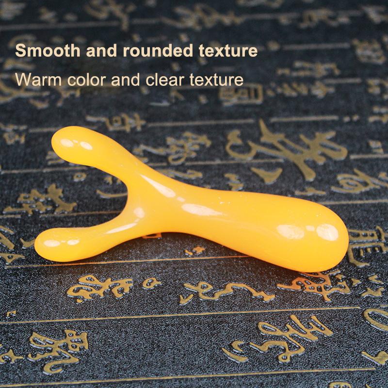 Resin Nose Face Massage Multifuctional Massager Nose Shaper Device Two-angle Massage Nasal Nose Scraping Scraper Board Tool
