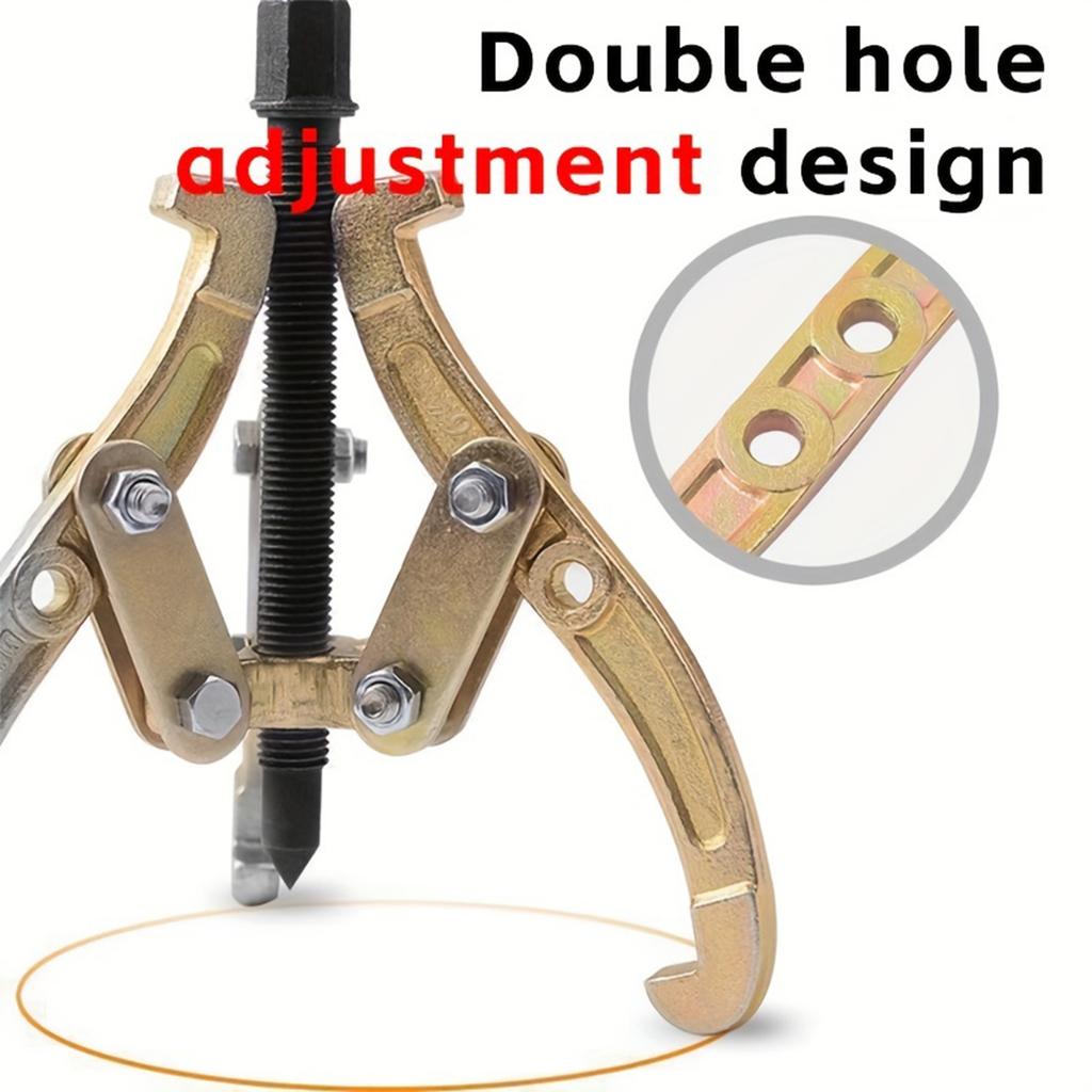 1-pack Three-jaw Puller Multifunctional Universal Bearing Puller Removal Tool Triangle Grabber Hand Tool