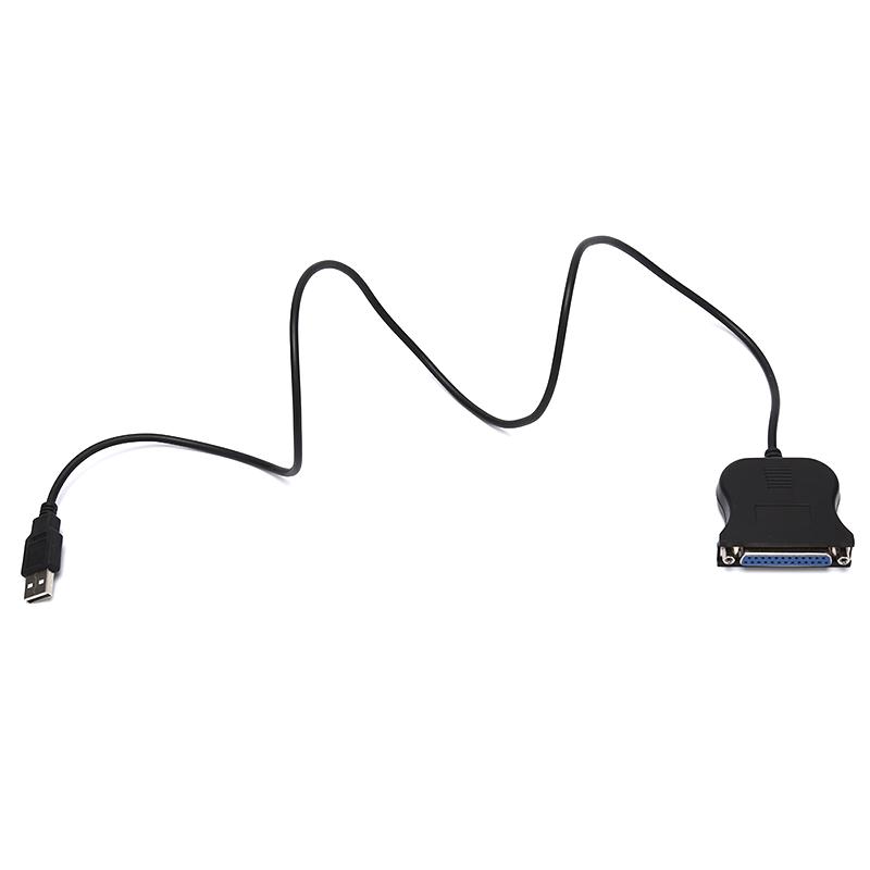 Ieee 1284 25-Pin Parallel Port To Usb 2.0 Printer Cable Usb To Parallel Adapter